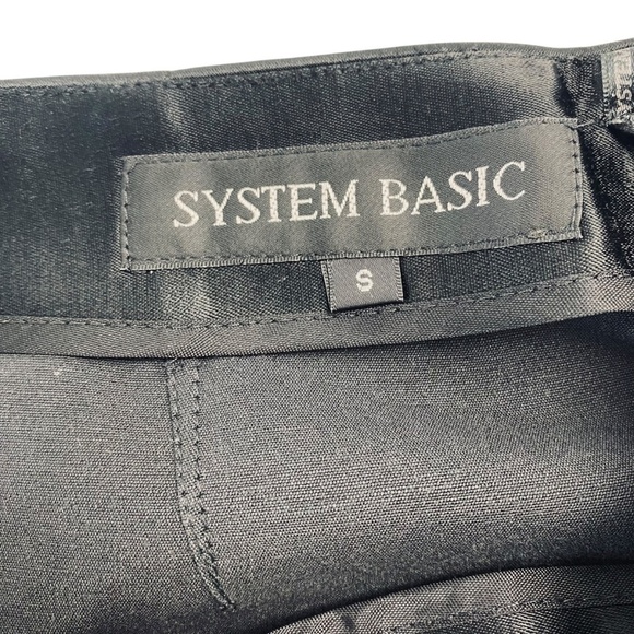 Satin Stretch Pencil Skirt Black Size Small - Picture 3 of 5